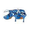 Secondhand Manolo Blahnik Netochka Lace-Up Cage Sandal - '10s