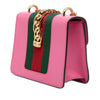 Secondhand Gucci Mini Calfskin Web Sylvie Chain Crossbody