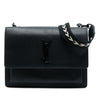 Saint Laurent Medium Grained Calfskin Guitar Strap Monogram Sunset Crossbody Secondhand