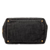 Secondhand Prada Small Denim Canapa Logo Satchel