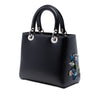 Dior Limited Edition Medium Smooth Calfskin Embroidered Beaded Floral Lady Dior Secondhand