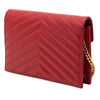 Saint Laurent Grain De Poudre Cassandre Envelope Chain Wallet Secondhand