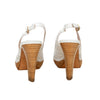 Secondhand Fratelli Rossetti Perforated Leather Heel Sandals - '10s