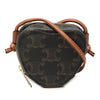 Secondhand Celine Micro Triomphe Coated Canvas Heart Crossbody