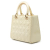 Secondhand Dior Medium Patent Cannage Lady Dior