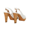 Secondhand Fratelli Rossetti Perforated Leather Heel Sandals - '10s
