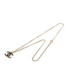 Secondhand Chanel CC Brass Lacquered Pendant Necklace
