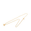 Dior Gold Plated CD Logo Pendant Necklace Secondhand