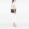 Prada Saffiano Trimmed Tessuto Double Buckle Messenger Bag Secondhand