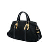 Prada Soft Calf Trimmed Tessuto Satchel Secondhand