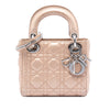 Secondhand Dior Mini Iridescent Lambskin Cannage Lady Dior