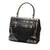 Secondhand Prada Tartan Saffiano Trimmed Tessuto Satchel