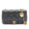 Chanel Mini Rectangular Quilted Lambskin Heart Charms Flap Secondhand
