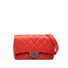Chanel Small Quilted Goatskin Double Carry Waist Chain Flap Secondhand