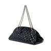 Chanel Medium Quilted Patent Just Mademoiselle Bowling Bag Secondhand