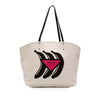 Secondhand Prada Canvas Canapa Printed Banana Tote