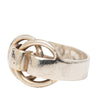 Hermès Sterling Silver Deux Anneaux Ring Secondhand
