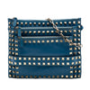 Valentino Leather Rockstud Triple Zip Crossbody Secondhand