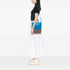 Celine Small Bicolor Grained Calfskin Vertical Cabas Tote Secondhand