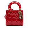 Secondhand Dior Mini Patent Cannage Lady Dior