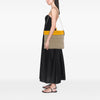 Bottega Veneta Intrecciato Trimmed Bicolor Nappa Satchel Secondhand
