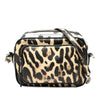 Secondhand Burberry Leopard Printed Leather Camera Bag