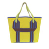 Secondhand Hermès Toile and Clemence Pursangle Tote