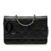 Chanel Quilted Lambskin Cambon Ligne Wallet On Chain Secondhand