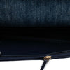 Secondhand Chanel Denim 19 Flap Wallet On Chain