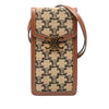 Secondhand Celine Triomphe Textile Triomphe Phone Pouch Flap Crossbody