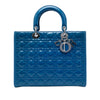 Dior Large Patent Cannage Lady Dior Secondhand