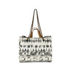 Chanel Paris Greece Medium Canvas Iliad Shopper Tote Secondhand