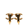 Secondhand Chanel CC Gold Plated Clip On Earrings
