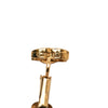 Secondhand Chanel CC Gold Plated Clip On Earrings