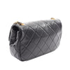Chanel Mini Quilted Calfskin Crystal Pearls Chain Flap Secondhand