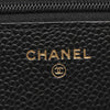 Chanel CC Quilted Caviar Wallet on Chain Secondhand