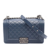 Chanel Old Medium Quilted Caviar Boy Flap Secondhand