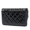 Chanel CC Quilted Patent Flap Crossbody Secondhand
