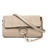 Secondhand Chloé Mini Calfskin and Suede Faye Chain Crossbody