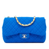 Chanel Jumbo Classic Perforated Jersey Single Flap Secondhand