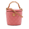 Chanel Quilted Lambskin Afternoon Tea Vanity Case with Chain Secondhand