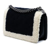 Chanel Medium Bicolor Shearling Boy Flap Secondhand