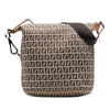 Fendi Zucchino Canvas Shoulder Bag Secondhand