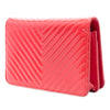 Secondhand Chanel CC Patent Diamond Quilted Wallet On Chain