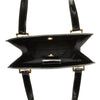 Versace Patent and Pony Hair Box Sunburst Handbag Secondhand