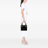 Versace Patent and Pony Hair Box Sunburst Handbag Secondhand