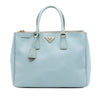 Secondhand Prada Large Saffiano Lux Galleria Double Zip Satchel