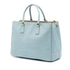 Secondhand Prada Large Saffiano Lux Galleria Double Zip Satchel