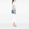 Miu Miu Goatskin Madras Push Lock Tote Secondhand