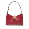 Ferragamo Leather Gancini Trifolio Shoulder Bag Secondhand